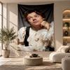 Decorative Tapestry,Harry Styles Printed Wall Art, Lightweight Wall Hanging For Bedroom Background