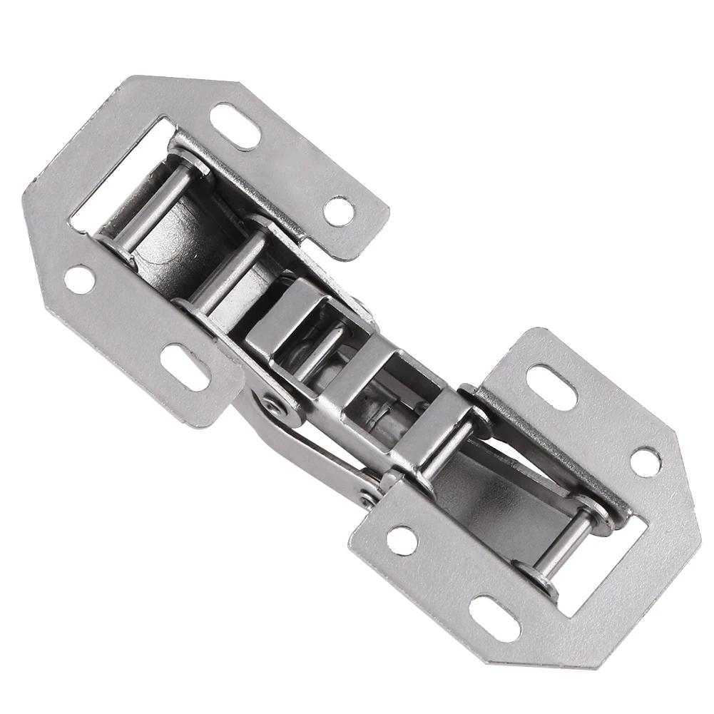 10pcs Cabinet Hinge 90 Degree 3/4in No-Drilling Hole Cupboard Door Hydraulic Hinges Soft Close With Screws Furniture Hardware