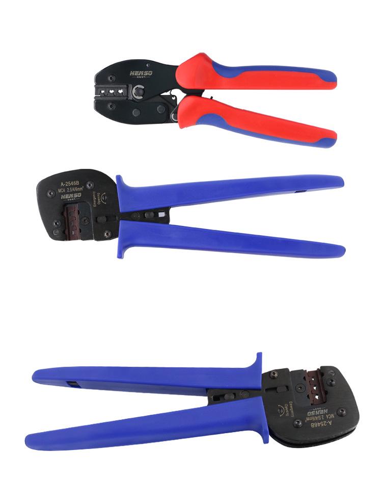 MC4 Solar Connector LY-2546B Two-Color Photovoltaic Crimping Pliers