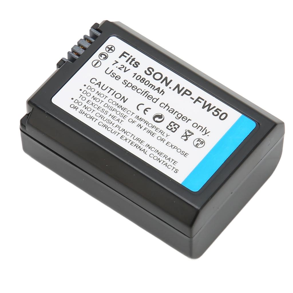 NP FW50 Litiumionbatteri 1080mAh Erstatning Intelligent Batteri for A6000 A6400 A7m2 A6300 A6100