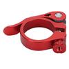 Bike Seatpost Clamp Professional 34.9mm Aluminum Alloy Lightweight High Strength CNC Machined Quick Release   Seatpost Clamp