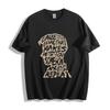Brown Man Silhouette T-Shirt - Bold Lyric Text Design Unisex Tee
