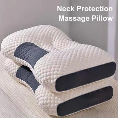 1PC Sleeping Pillow Fast Rebound Neck Care Relieve Fatigue Convenient Soft Texture Cervical Pillow