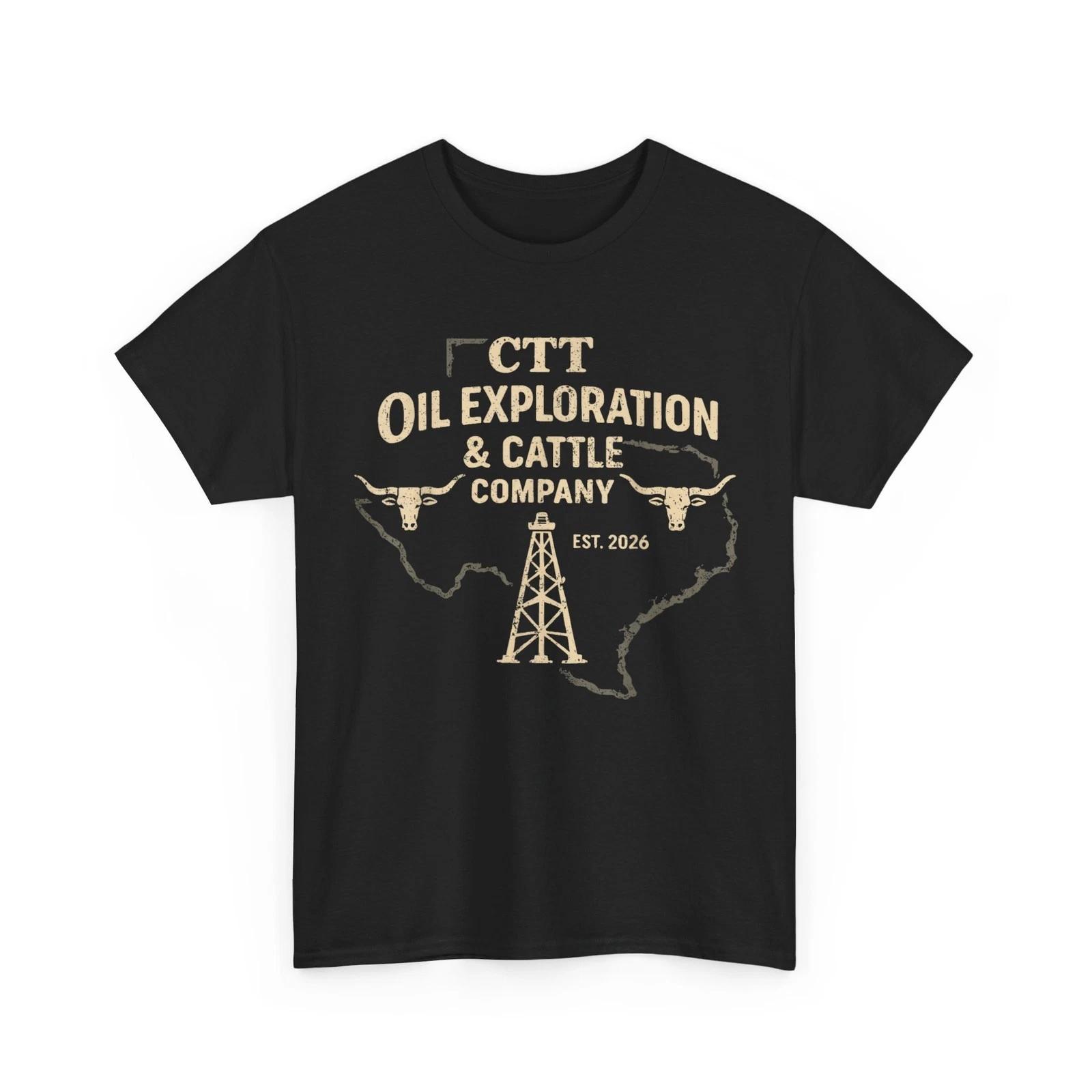 CTT Oil Exploration & Cattle Company Texas T-Shirt L