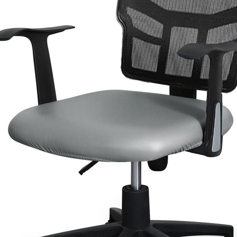 PU Leather Chair Seat Cover Elastic Computer Chair Seat Cover Waterproof Office Chair Seat Cover Chair Slipcover