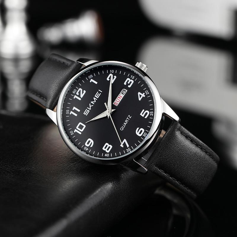 SKMEI Simple Youth Vitality Movement Quartz Watches For Men Women Students Wristwatches Fashion Waterproof Watch Reloj Hombre