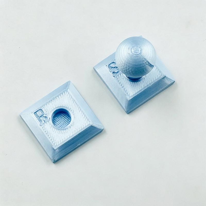 2 Pcs/Set Detachable Crystal Dot Craft Tool Accessories Stamp Relief Roller for Clay & Paper Craft Projects