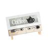 Wood Desktop Drawer Sorter Cabinet 4 Compartments Multifunctional white