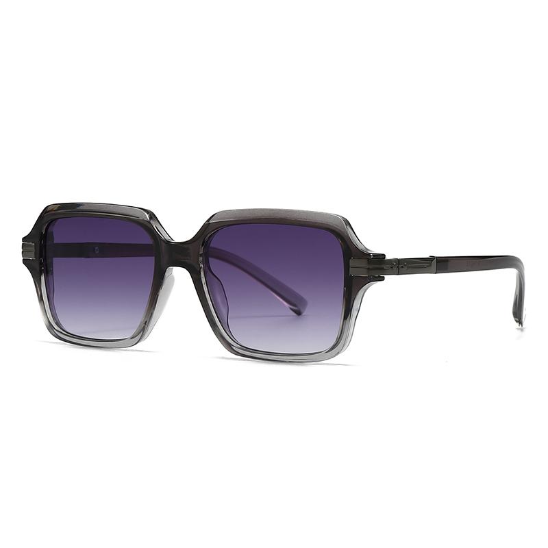 New European American Style Mens Aviator Sunglasses Retro Double Bridge Square Frame Ready Stock 62014