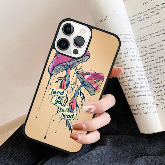 Alien Martian Psychedelic UFO Phone Case Back Cover for IPhone 18 17 Air 16 15 14 13 11 12 Pro Max Plus Fundas