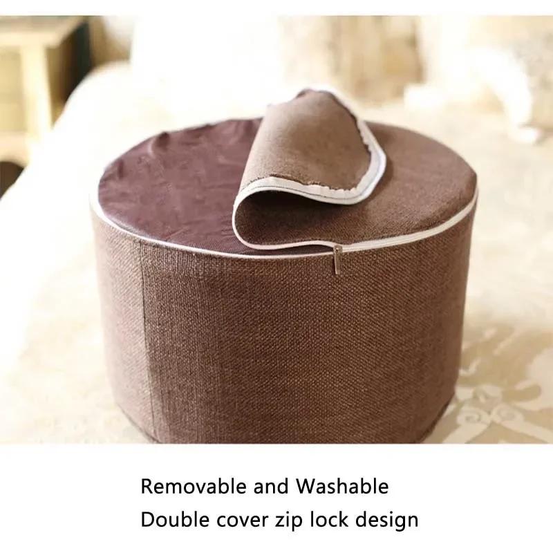 Washable Creative Round Seat Cushion for Tea Table Balcony Living Room for All Season Home Decor