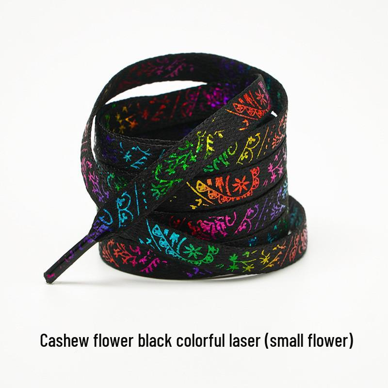 Cashew Flower Shoelaces for Air Force 1, Canvas Shoes, and Dunk Sneakers – Unisex