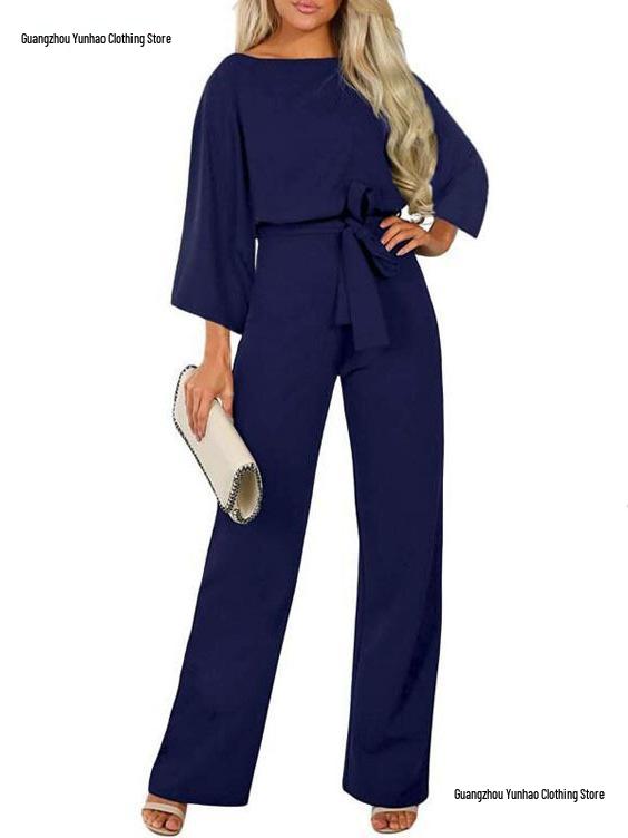 Tuta da Donna con Maniche a Pipistrello e Allacciatura - Moda Autunno/Inverno 2019