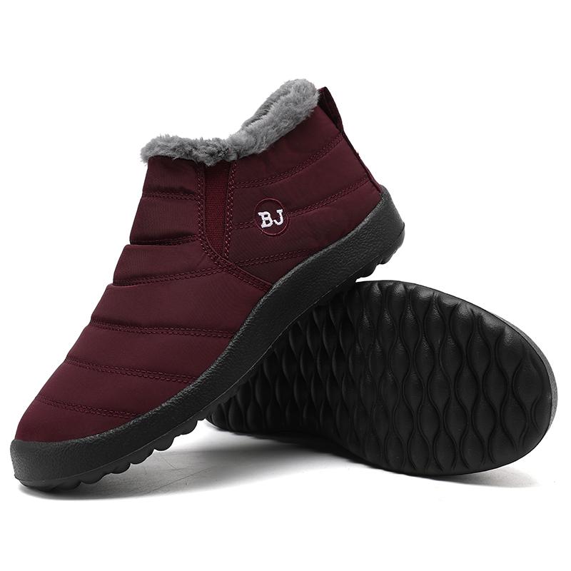 Mode Männer Schnee Stiefel Plüsch Neue Warme Stiefeletten für Wasserdichte Männer & Stiefel Weibliche Winter Schuhe Warm Halten Flache Unisex Männer Schuhe