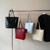Solid Color Arc PU High Quality Shoulder Bag Zipper Versatile Fashion Bag Soft Simple Fashion Feminine Crossbody Bag