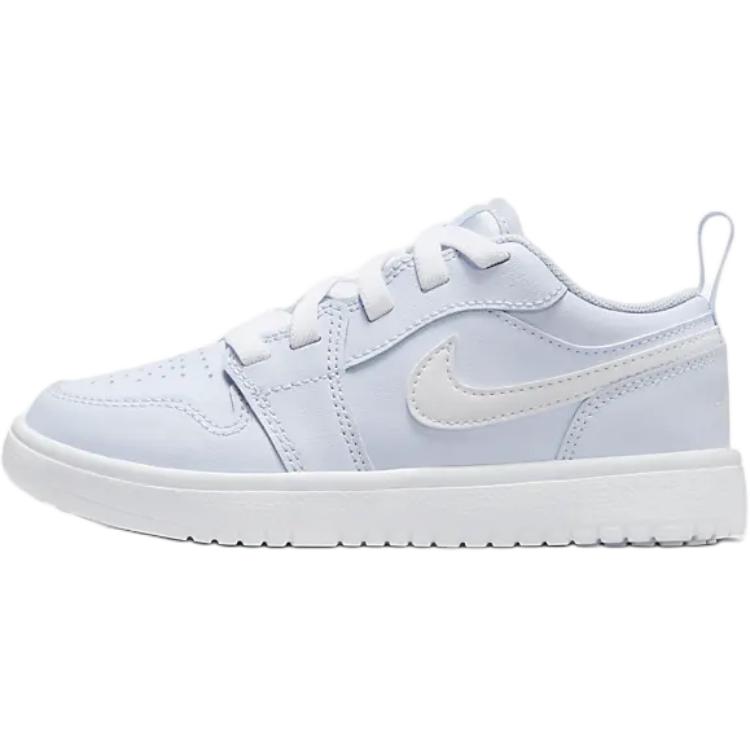

New Jordan Air Jordan 1 Anti-Slip Wear-Resistant Low-Top Children s Basketball Shoes Blue Kids FN7376-400 29.5