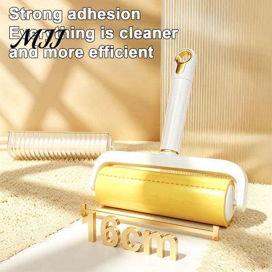 Pet Hair Removal Kit Sticky Lint Roller for Dust Cleaning, Remover with Widened Extra Sofa Adhesive Sheets and Ergonomic Handle Clothes Bed Furniture