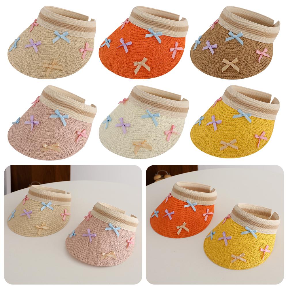 Sun Shading Baby Sun Hat UV Protection Straw Cap New Baby Sunshade Cap Outdoor