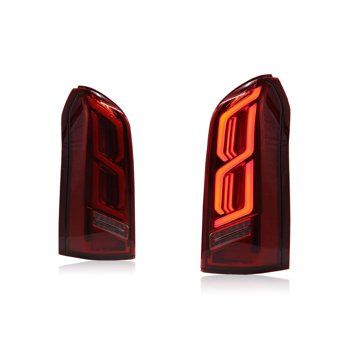 

22-25 Toyota Probox LED Tail Lights: Modified Assembly with Sequential Turn Signals and Daytime Running Lights.