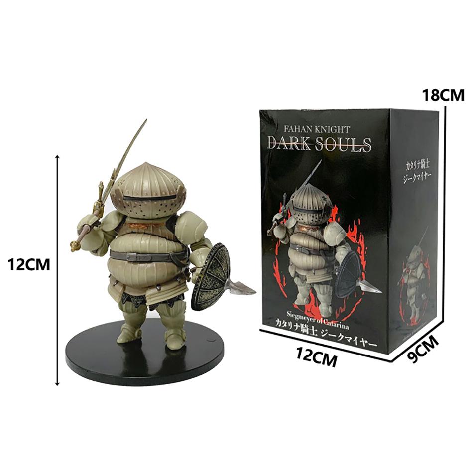 Game DARK SOULS Figure Series Q Version Black Knight Siegmeyer Of Catarina PVC Figure Dark Souls Figurine Model Decoration Kids