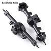 MIBIDAO Alu Alloy Extended / Stock Length Front Rear Axle for Axial SCX24 Deadbolt C10 Wrangler Gladiator Bronco 1/24 RC Car