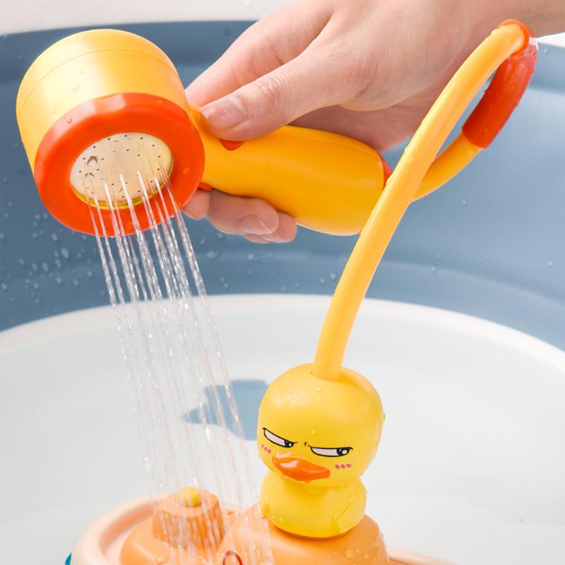 Baby Badespielzeug Wasserspiel Piratenschiff Entenmodell Wasserhahn Dusche Elektrisches Sprühgerät Für Kinder Schwimmen Badezimmer Kinder Geschenke