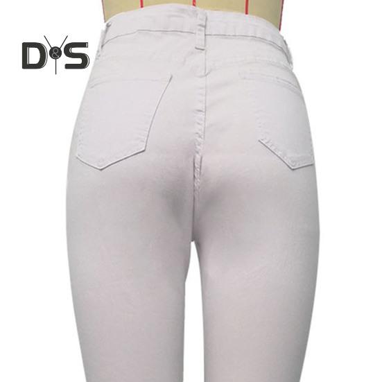 Jeans a Zampa da Donna Elasticizzati Bootcut a Campana Pantaloni Denim a Vita Alta Slimming Jeans con Tasche