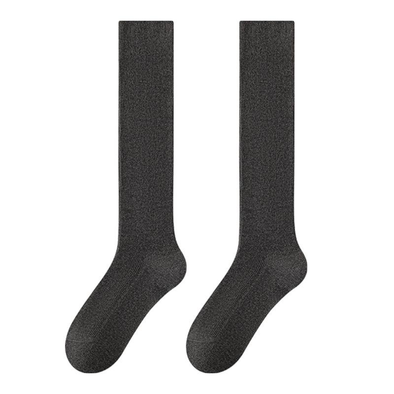 Wool Calf Socks Women'S Autumn And Winter Jk Socks Thickened Warm Micro-Pressure Thin Knee Socks Winter Thigh Socks