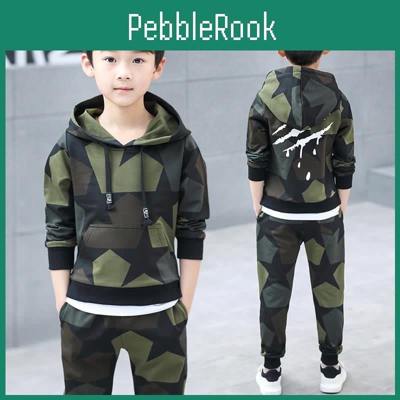 Kids Set Teen Clothes Boys Tracksuit Costume Hoodies Tops Pants Children Clothing Boys Outfits