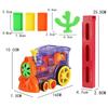Electric Domino Train Toy: Automatic Card Dispensing for Kids