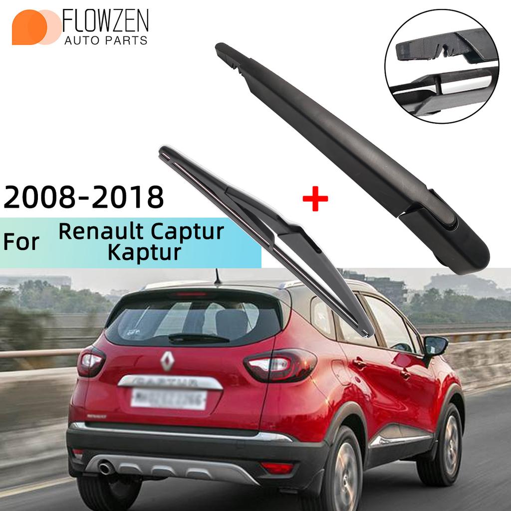 Rear Windscreen Wiper Blade Wiper Arm Kit For Renault Captur Kaptur 2008--2018 Windscreen Windshield Wipers Brushes Cleaning Ac