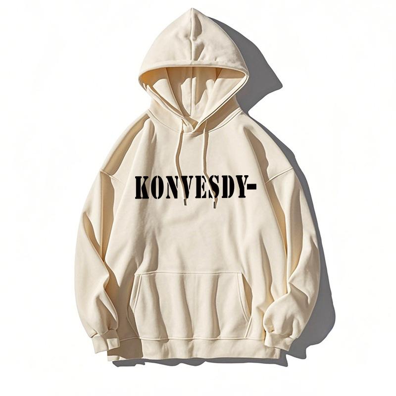 Женский осенне-зимний новый американский ретро свитер с капюшоном свободная и тонкая куртка с длинным рукавом тонкая утолщенная и бархатная мужская XXXL 2090₽