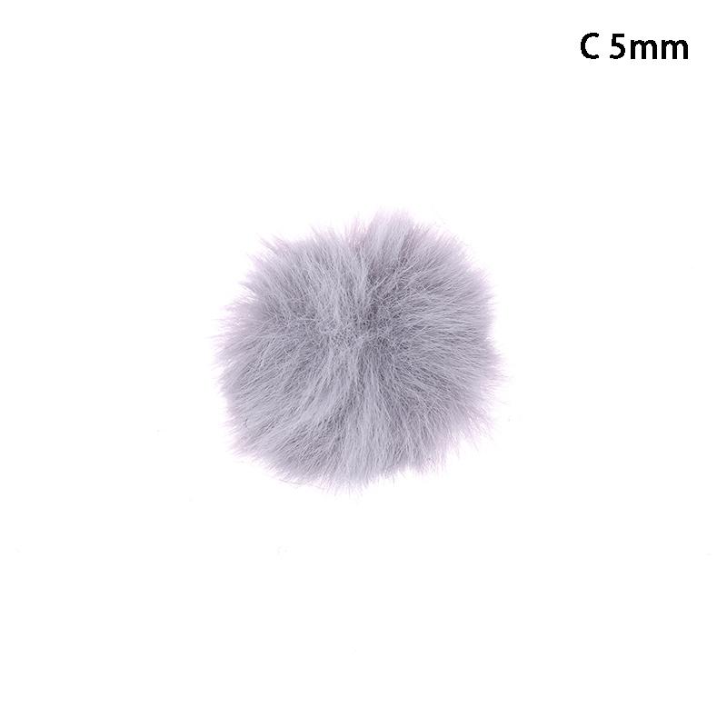 1Pc Universal Furry Microphone Wind Protector Mini Size Furry Windscreen Microphone Windscreen Protective Case Accessories
