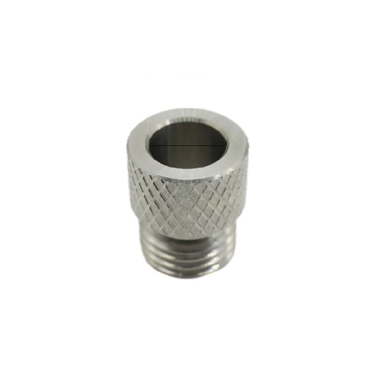 Precise Stainless Steel Drill Sleeve Drill Bushing 8Pcs 3-10mm Diameters M14x1.5 Threads NonSlip Textured Surfaces