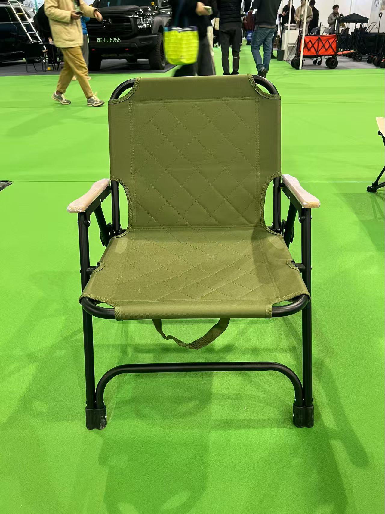 Upgrade Kermit Ultra-Light Portable Folding Camping Chair for Outdoor, Picnic, Fishing, and Beach Lounging зелёный