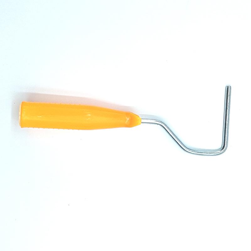 Sponge Roller Brush with Steel Handle - Sizes: 2, 4, 6, 9 Inches - Compact Roller Core Bracket