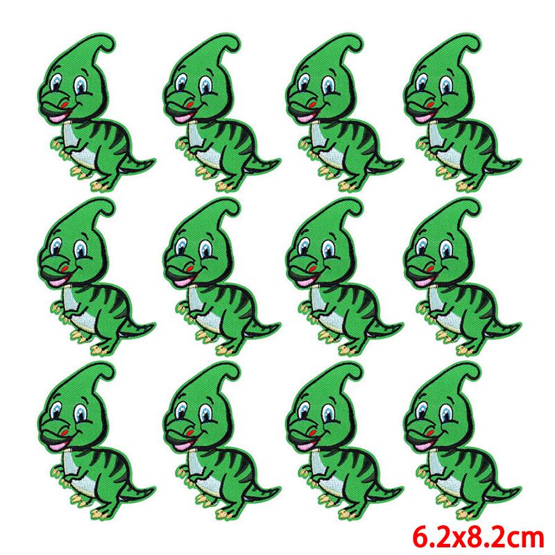 10 Pcs/lot Wholesale Embroidery Patch Iron On Patches For Clothing Patches On Clothes Jackets Decor Applique Sew Supplies