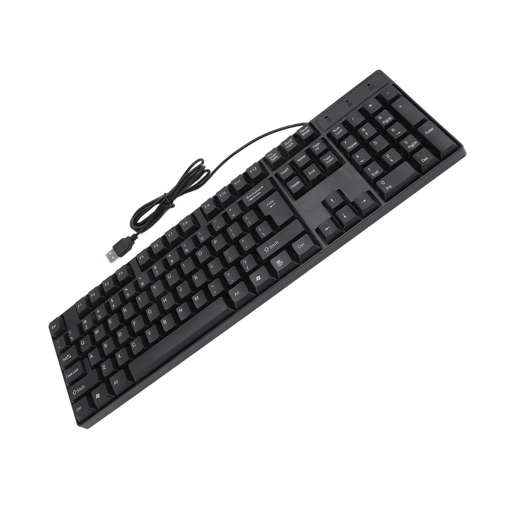K1800 Minority Language Keyboard 104 Keys 4.2ft Cable Ergonomic Design USB Wired Gaming Keyboard