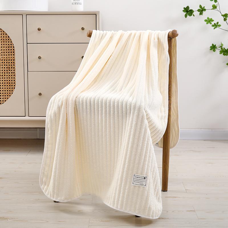 

Новое конфетное банное полотенце толстый коралловый флис для умывания, для ванны, для дома, супервпитывающее, не линяет, 1 шт. 70X140cm синий