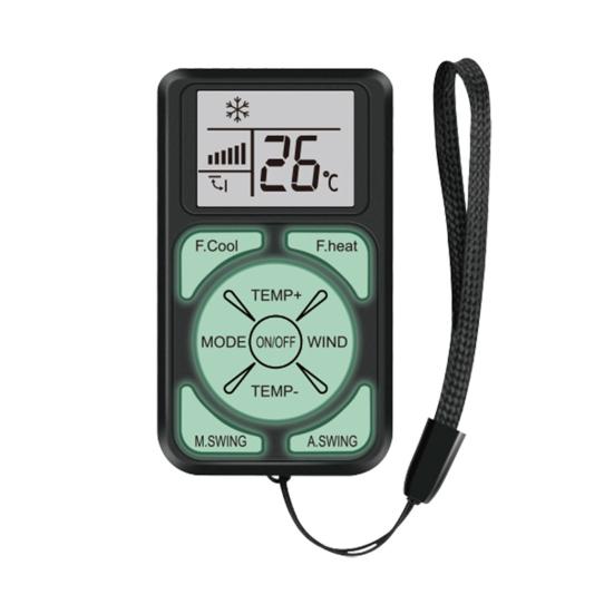 Klimaanlagen-Fernbedienung Ersatz Einfache Einrichtung Mehrere Marken Kompatibel Universell Englisch Klimaanlage AC-Fernbedienung mit Lanyard