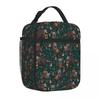 Bestselling Raccoons Green Rainbow Print Large Lunch Bag Mountain Trip Food Storage Bag