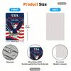 American Independence Day 1776 2026 Vintage Bald Eagle US Flag Tin Sign Retro Wall Art 20x30 Inch Home Bar Decor