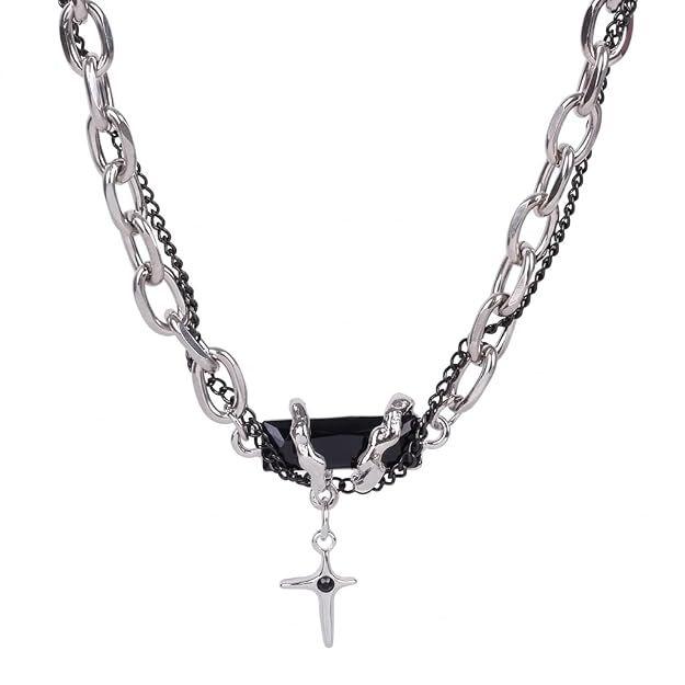 Anti Tarnish Stainless Steel Locket Neck Chain for Men | Stylish Pendant Necklace | Jewellery Accessories for Boys | Minimal Jewelry |