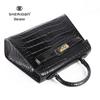 Women's Small Luxury Quilted Cowhide Kelly Style Shoulder Bag