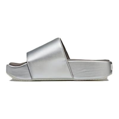 Y-3 Slide Silver Metallic Unisex Sneakers Brown Cream-White HQ3665