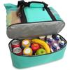 Outdoor-Reise-Picknicktasche, Strand-Isolierung, frische Eistasche, Netz-Strandtasche, kreative multifunktionale Eistasche