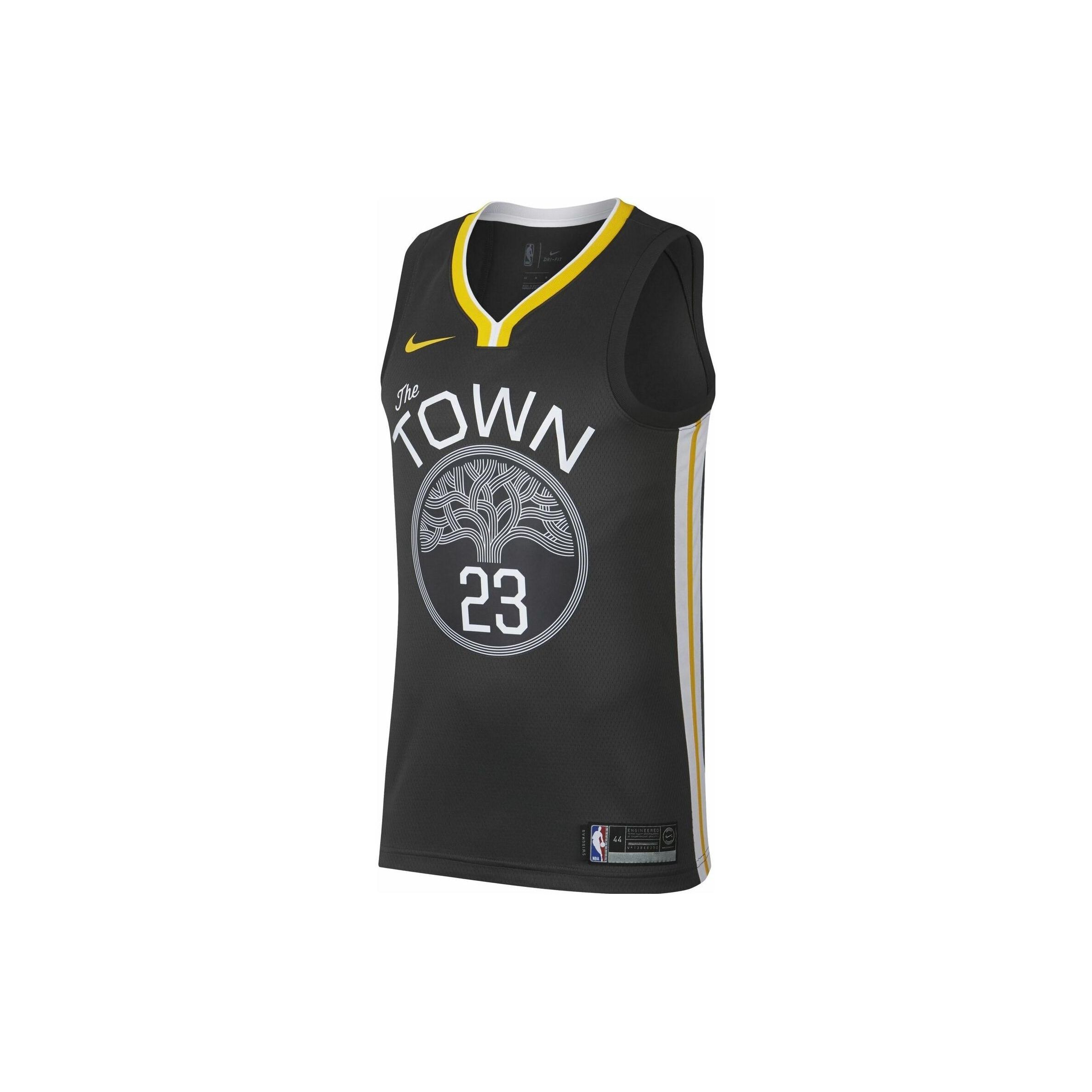 

Nike NBA Swingman Fan Edition Голден Стэйт Уорриорз Дреймонд Грин Нет. Мужские баскетбольные майки 23, черные 877205-064 L