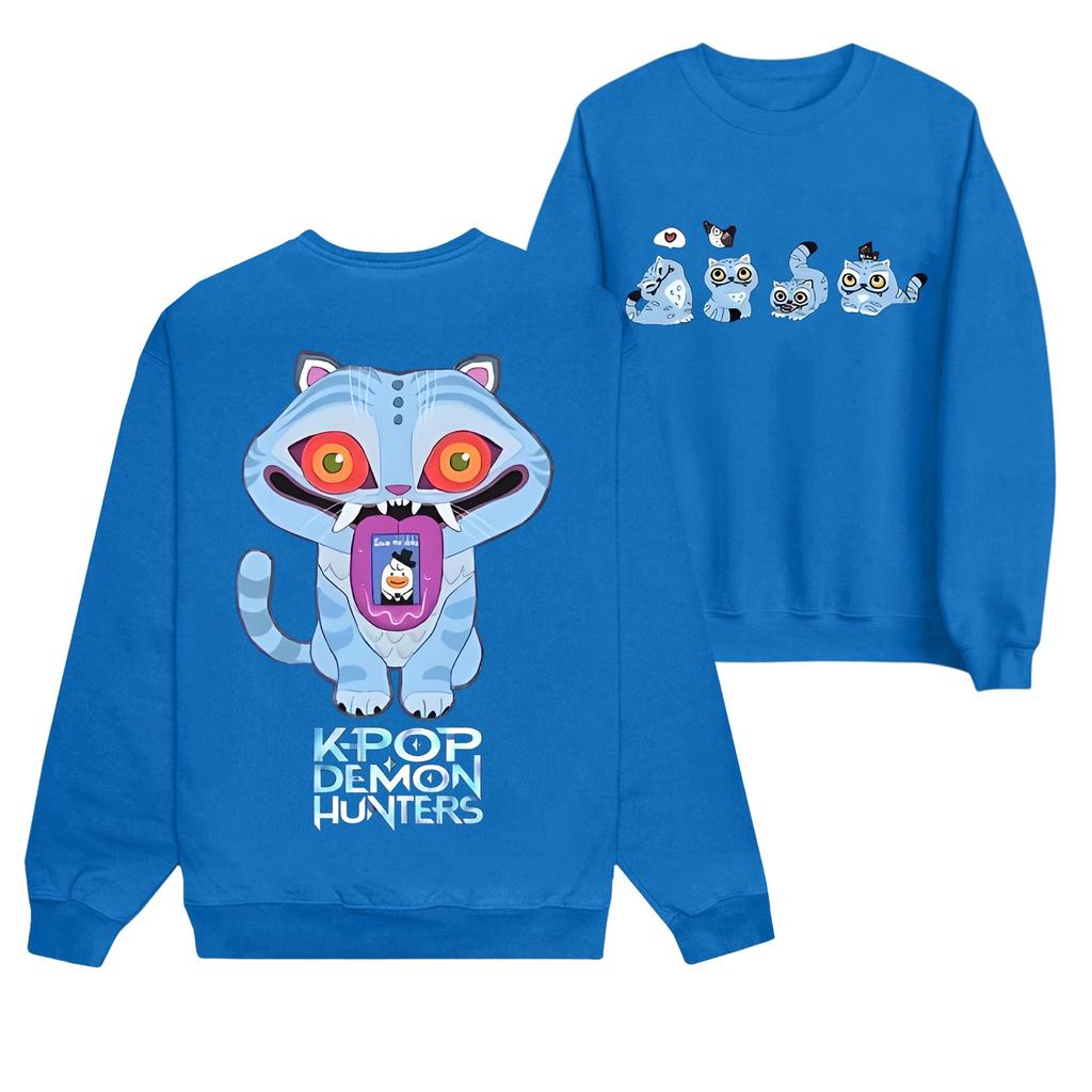 Women's Fashion Casual Print Casual Long Sleeve Round Neck Sweatshirt Top