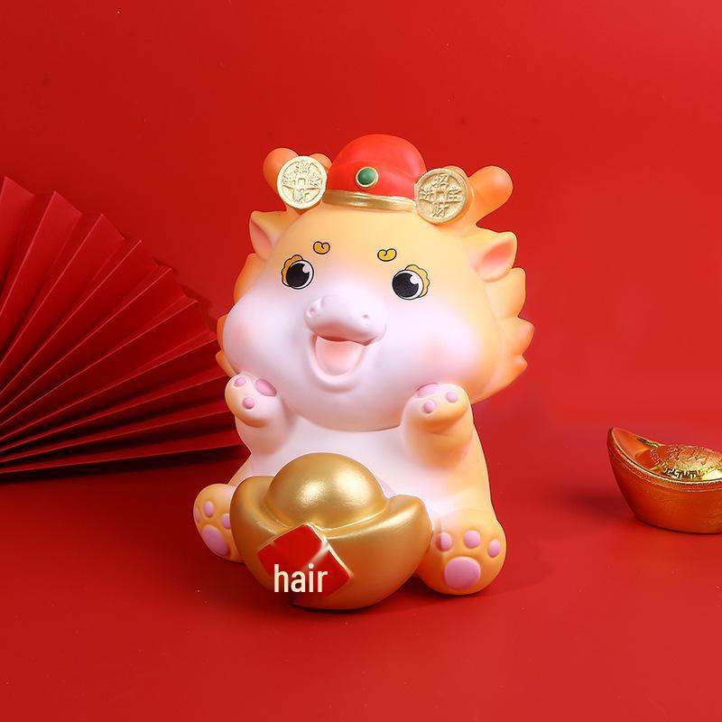 Cartoon Cow Piggy Bank - Enamel, Durable, Creative Gift for Kids