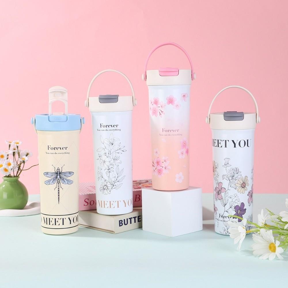 Leak-proof Cartoon Insulated Cup 316 Stainless Steel Coffee Mug Fashionable Water Cup